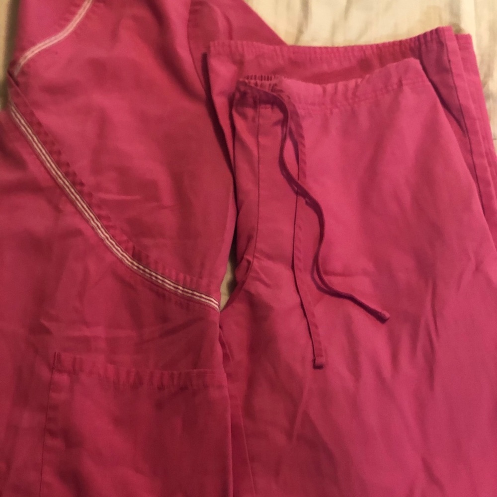 Pink scrubs